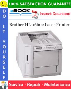 Brother HL-1660e Laser Printer Service Repair Manual