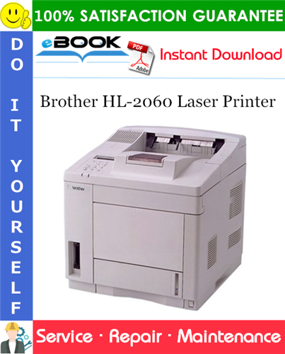 Brother HL-2060 Laser Printer Service Repair Manual