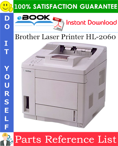 Brother Laser Printer HL-2060 Parts Reference List
