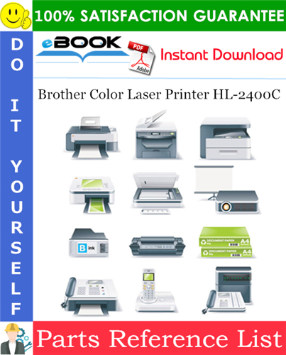 Brother Color Laser Printer HL-2400C Parts Reference List