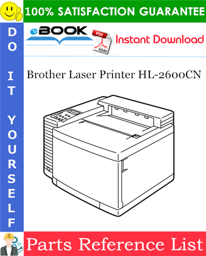 Brother Laser Printer HL-2600CN Parts Reference List