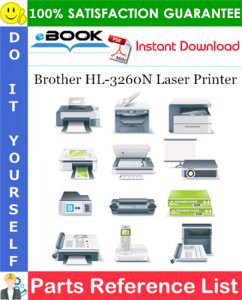 Brother HL-3260N Laser Printer Parts Reference List