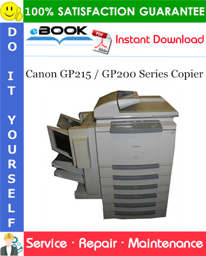 Canon GP215 / GP200 Series Copier Service Repair Manual