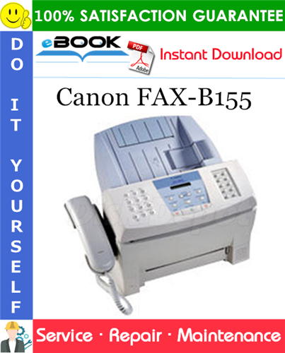 Canon FAX-B155 Service Repair Manual
