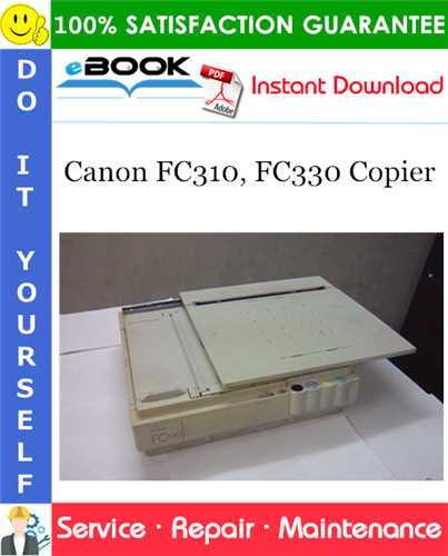 Canon FC310, FC330 Copier Service Repair Manual