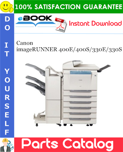 Canon imageRUNNER 400E/400S/330E/330S Parts Catalog Manual
