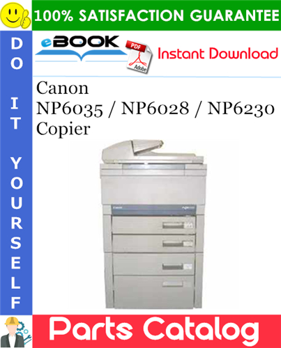 Canon NP6035 / NP6028 / NP6230 Copier Parts Catalog Manual