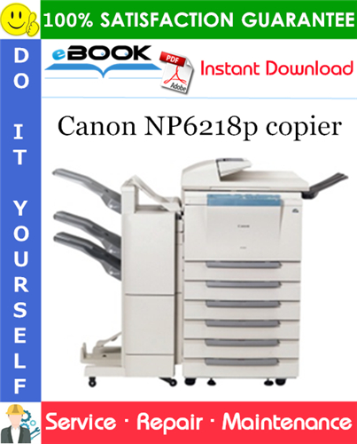 Canon NP6218p copier Service Repair Manual
