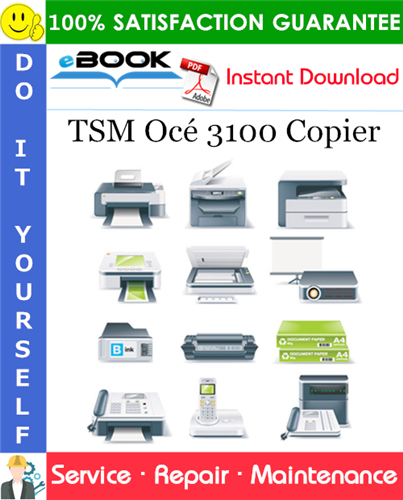 TSM Océ 3100 Copier Service Repair Manual