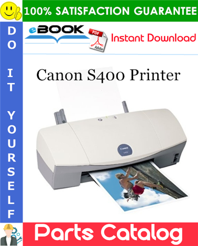 Canon S400 Printer Parts Catalog Manual