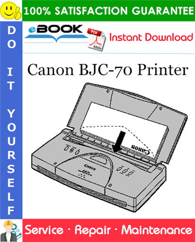 Canon BJC-70 Printer Service Repair Manual