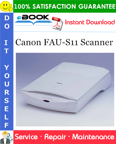 Canon FAU-S11 Scanner Service Repair Manual