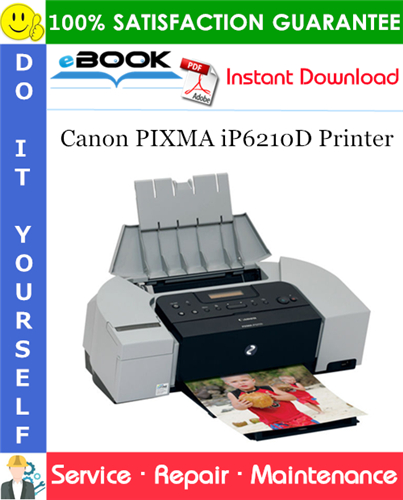 Canon PIXMA iP6210D Printer Service Repair Manual