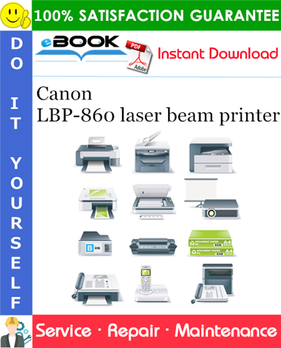 Canon LBP-860 laser beam printer Service Repair Manual