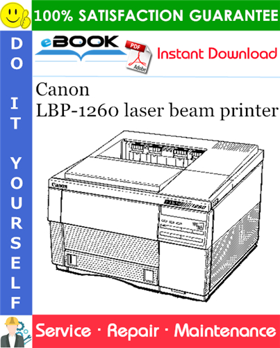 Canon LBP-1260 laser beam printer Service Repair Manual