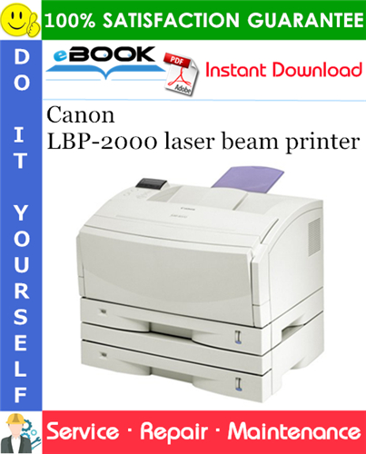 Canon LBP-2000 laser beam printer Service Repair Manual