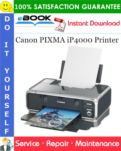 Canon PIXMA iP4000 Printer Service Repair Manual