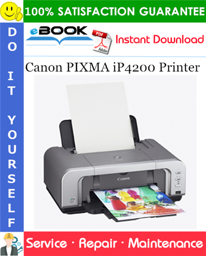 Canon PIXMA iP4200 Printer Service Repair Manual