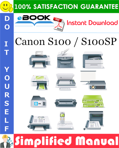 Canon S100 / S100SP Simplified Manual