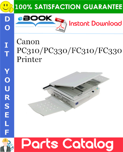 Canon PC310/PC330/FC310/FC330 Printer Parts Catalog Manual