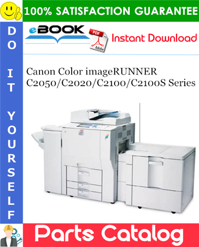 Canon Color imageRUNNER C2050/C2020/C2100/C2100S Series Parts Catalog Manual