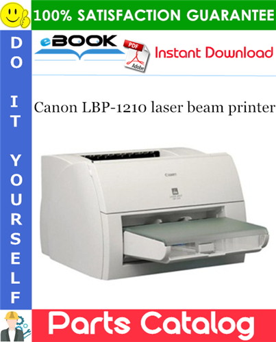 Canon LBP-1210 laser beam printer Parts Catalog Manual