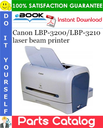 Canon LBP-3200/LBP-3210 laser beam printer Parts Catalog Manual