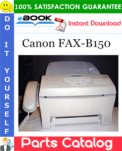 Canon FAX-B150 Parts Catalog Manual