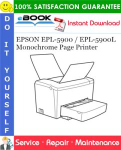 EPSON EPL-5900 / EPL-5900L Monochrome Page Printer Service Repair Manual