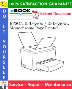 EPSON EPL-5900 / EPL-5900L Monochrome Page Printer Service Repair Manual