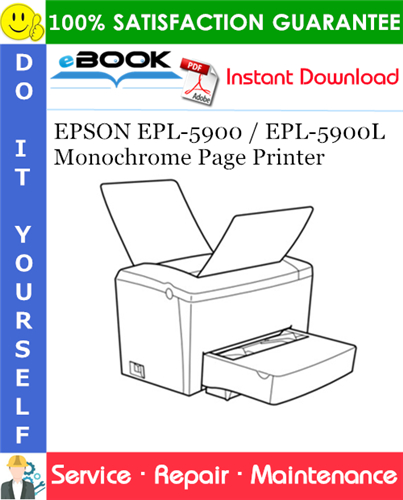 EPSON EPL-5900 / EPL-5900L Monochrome Page Printer Service Repair Manual