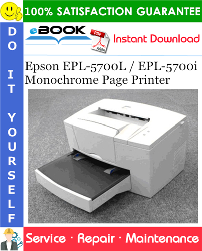 Epson EPL-5700L / EPL-5700i Monochrome Page Printer Service Repair Manual