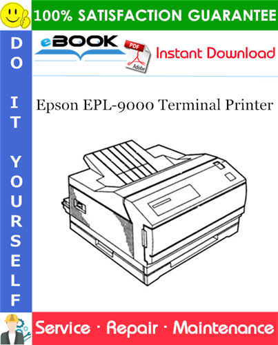 Epson EPL-9000 Terminal Printer Service Repair Manual