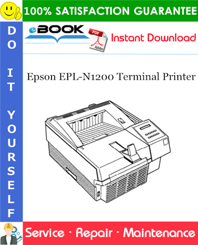 Epson EPL-N1200 Terminal Printer Service Repair Manual