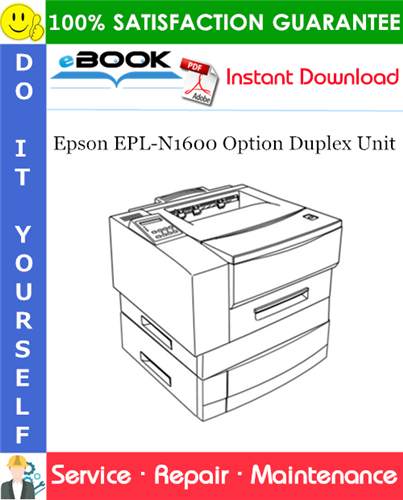 Epson EPL-N1600 Option Duplex Unit Service Repair Manual