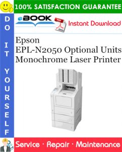 Epson EPL-N2050 Optional Units Monochrome Laser Printer Service Repair Manual