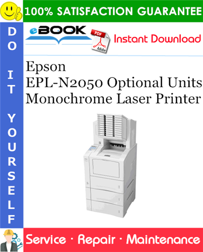 Epson EPL-N2050 Optional Units Monochrome Laser Printer Service Repair Manual