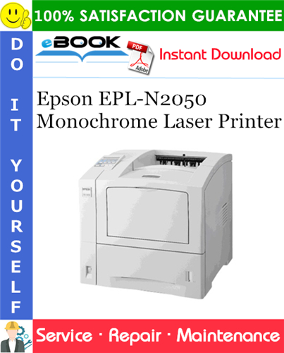 Epson EPL-N2050 Monochrome Laser Printer Service Repair Manual