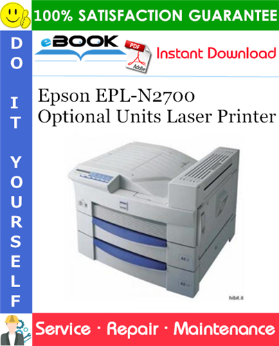 Epson EPL-N2700 Optional Units Laser Printer Service Repair Manual