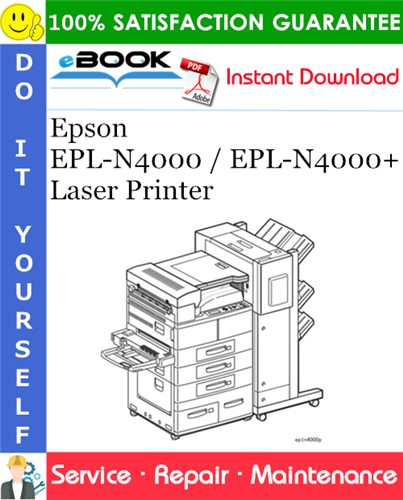 Epson EPL-N4000 / EPL-N4000+ Laser Printer Service Repair Manual