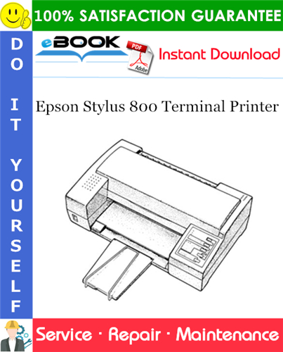 Epson Stylus 800 Terminal Printer Service Repair Manual