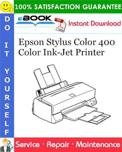 Epson Stylus Color 400 Color Ink-Jet Printer Service Repair Manual