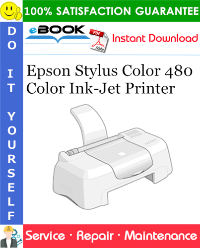 Epson Stylus Color 480 Color Ink-Jet Printer Service Repair Manual