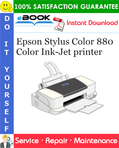 Epson Stylus Color 880 Color Ink-Jet printer Service Repair Manual