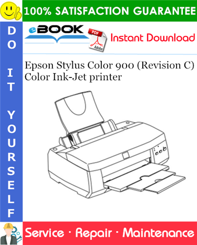 Epson Stylus Color 900 (Revision C) Color Ink-Jet printer Service Repair Manual