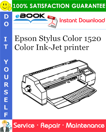 Epson Stylus Color 1520 Color Ink-Jet printer Service Repair Manual