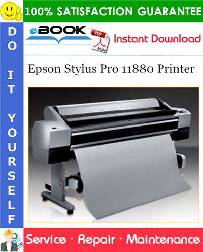 Epson Stylus Pro 11880 Printer Service Repair Manual