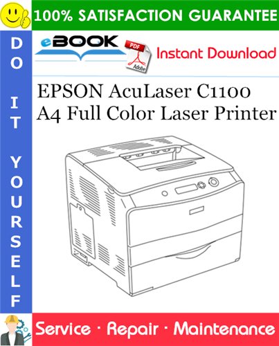 EPSON AcuLaser C1100 A4 Full Color Laser Printer Service Repair Manual