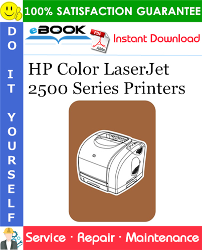 HP Color LaserJet 2500 Series Printers Service Repair Manual