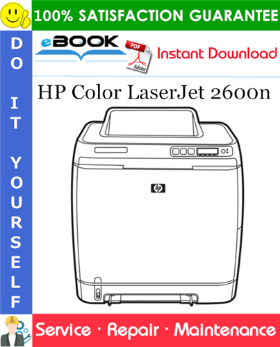 HP Color LaserJet 2600n Service Repair Manual